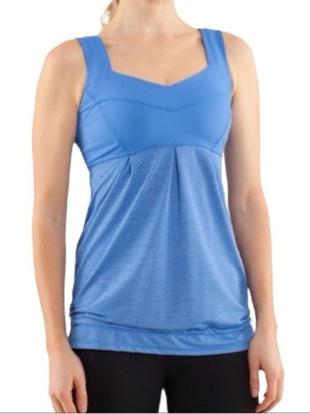 Lululemon Blue Babydoll Tame Me Tank size 6